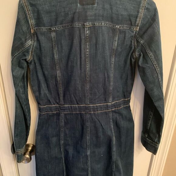 American Eagle Denim Long Sleeve Button Down Dress size 4 - Picture 4 of 6